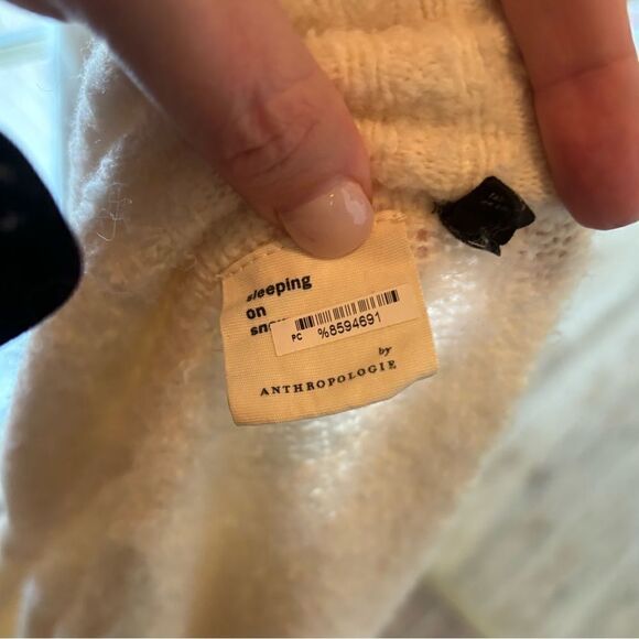 Anthropologie Sleeping on Snow White Cardigan size XL - Picture 4 of 6